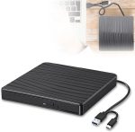 Lecteur DVD externe, USB 3.0 et Type-C